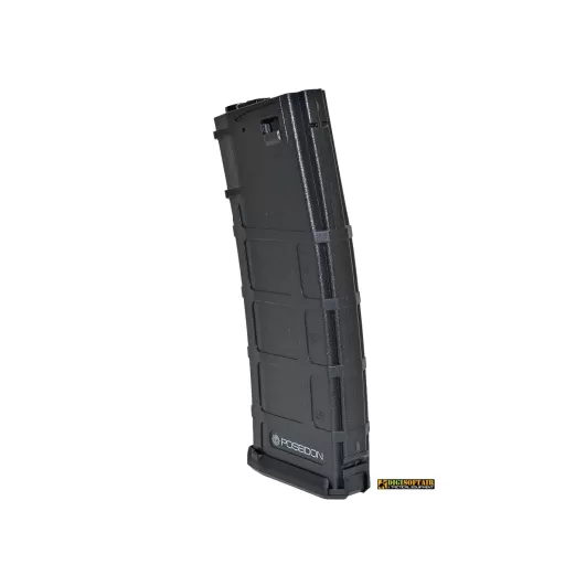 POSEIDON - 4-Pack M4 Poly Mag Mid-Cap Magazines 220 BBs - Black