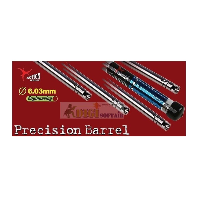 ACTION ARMY canna di precisione 290mm 6,03mm