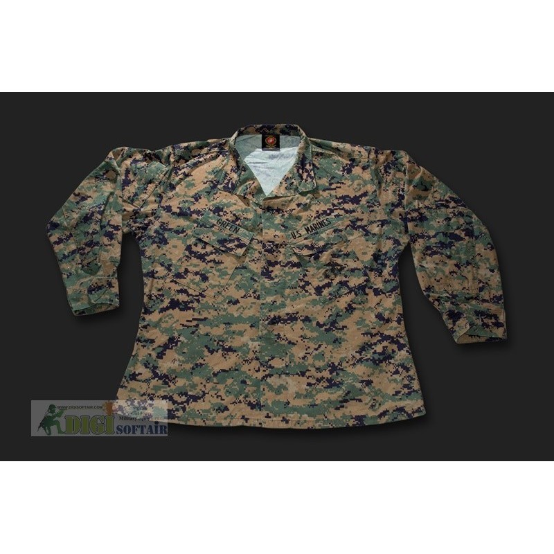 USMC camicia digital woodland (MARPAT) ORIGINALE OTTIME CONDIZIONI