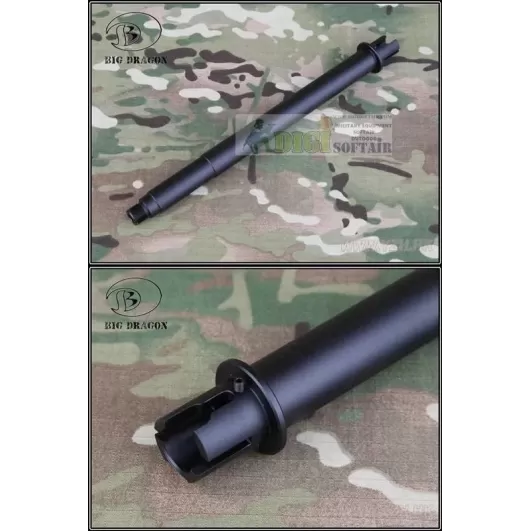 MK18 Aluminum Outer Barrel For AEG M4 Big Dragon