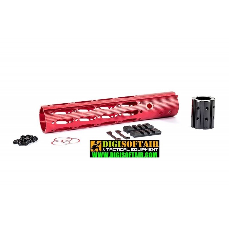 Dytac 10" Ergonomic Rail Red (M31.8 / P1.5)