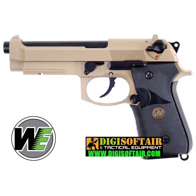 Beretta M9A1 TAN FULL METAL WE Co2 blowback