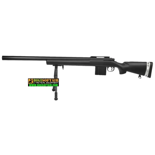 Bolt action Swiss Arms SAS 04 black with Bipod included