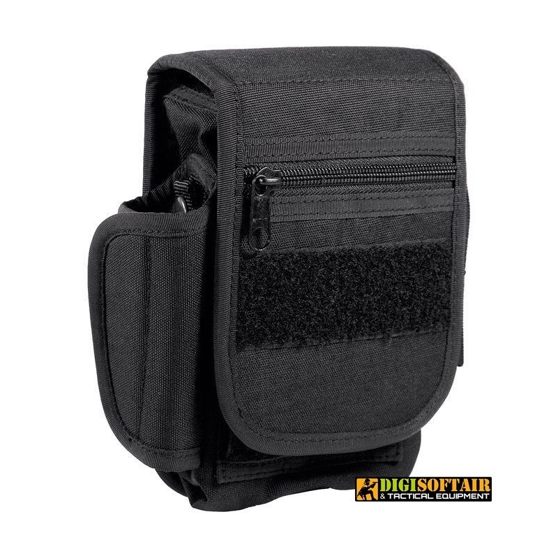 2G66 Borsetto nero multi uso in cordura per cinturone VEGA