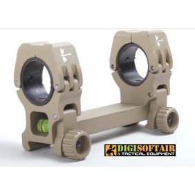 DRAGONFLY SUPPORT OPTICS WITH RINGS FROM 25 TO 30 MM desert ALLEGER