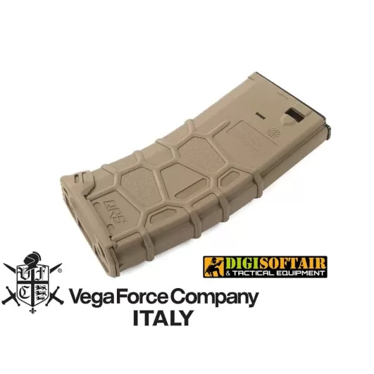 AIRSOFT MID CAP 120 ROUND QRS tan MAGAZINE VFC