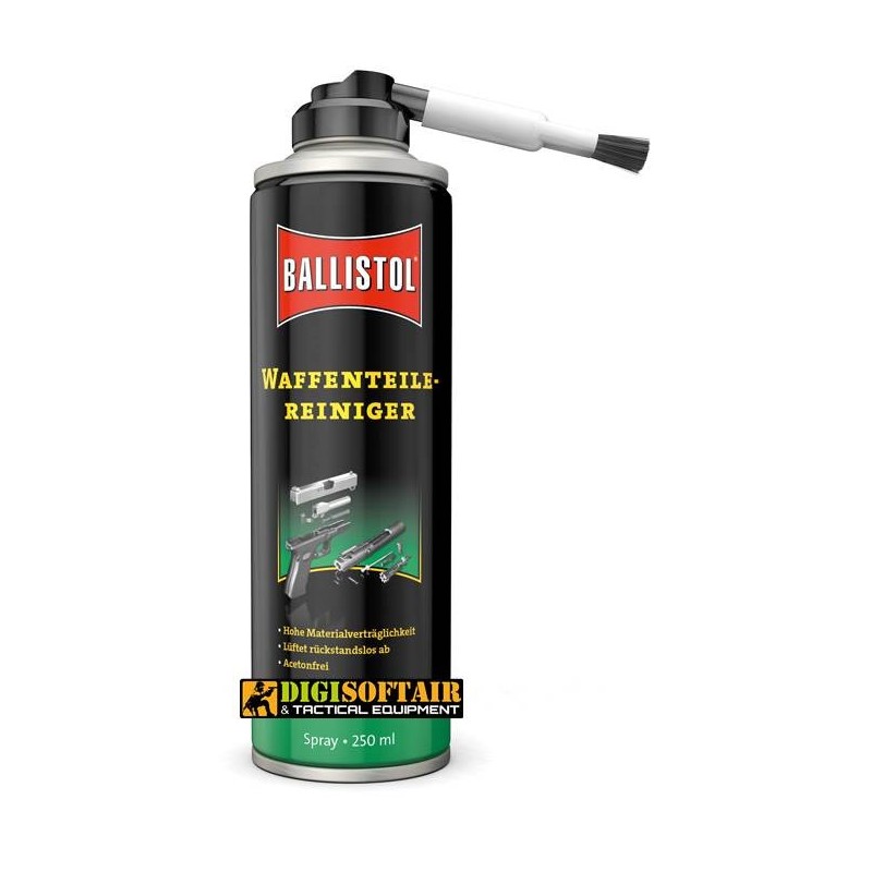 BALLISTOL Pulitore per parti di armi con scovolo 250ml