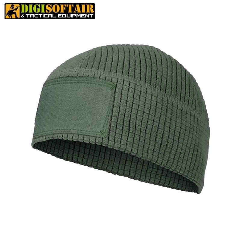 Helikon beanie cap grid fleece olive green